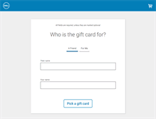 Tablet Screenshot of dell.cashstar.com