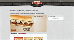 Desktop Screenshot of dangelos.cashstar.com