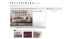 Desktop Screenshot of potterybarn.cashstar.com