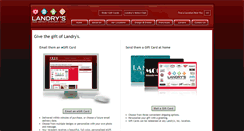 Desktop Screenshot of landrys.cashstar.com